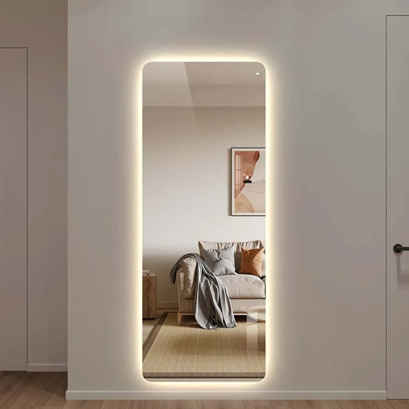 Rechteckiger Spiegel mit LED-Beleuchtung - 50x160cm