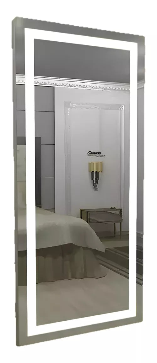 Schminktisch mit LED-Spiegel und 160 x 70 Touchscreen